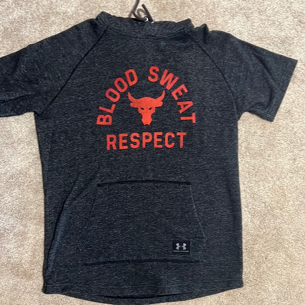Under Armour short sleeve hoodie